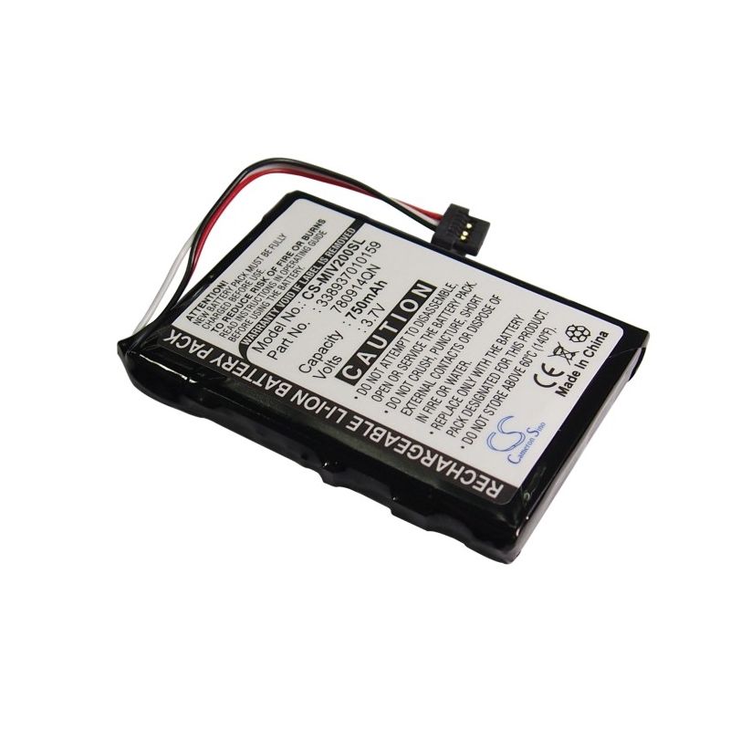 Li-ion Battery Fits Mitac, Mio Moov 200, Mio Moov 200e, Mio Moov 200u 3.7v, 750mah GPS & Navigator Cameron Sino Technology Limited