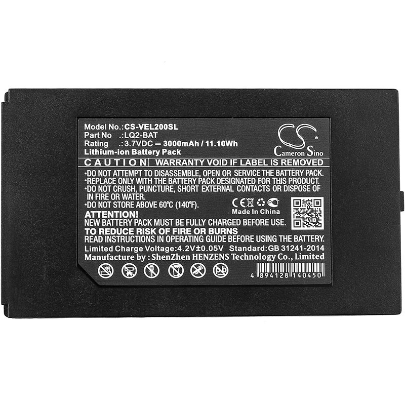 Li-ion Battery Fits Vernier, Go Direct, Labquest 2, Labquest Stream 3.7v, 3000mah Equipment & Survey & Test Cameron Sino Technology Limited