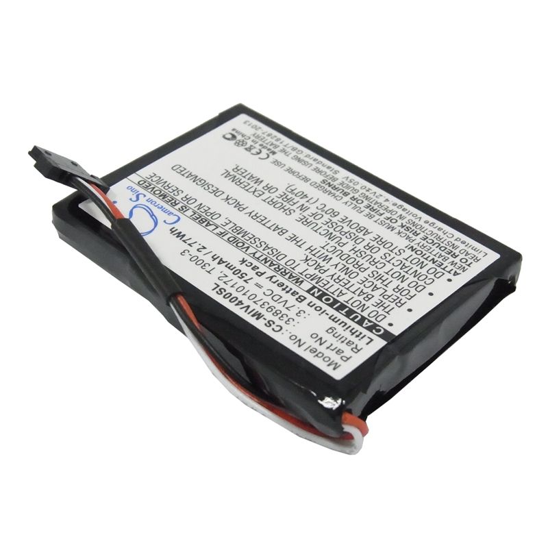 Li-ion Battery Fits Mitac, Mio Moov 400, Mio Moov 405 3.7v, 750mah GPS & Navigator Cameron Sino Technology Limited