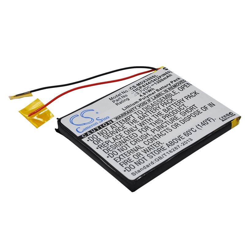 Li-Polymer Battery fits Modecom, Mx3 3.7V, 1300mAh GPS & Navigator Cameron Sino Technology Limited