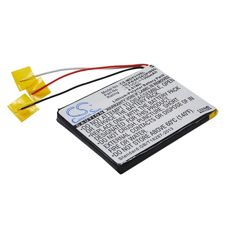 Li-Polymer Battery fits Modecom, Mx3 Hd 3.7V, 1300mAh GPS & Navigator Cameron Sino Technology Limited