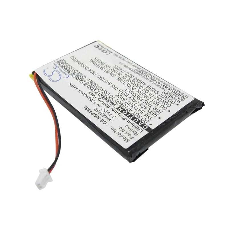 Li-Polymer Battery fits Navgear, Streetmate Gp-43 3.7V, 1200mAh GPS & Navigator Cameron Sino Technology Limited