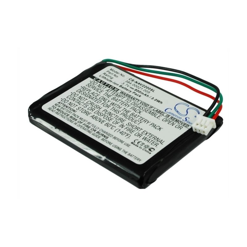 Li-ion Battery fits Navigon,2200, 2200t,2210 3.7V, 800mAh GPS & Navigator Cameron Sino Technology Limited
