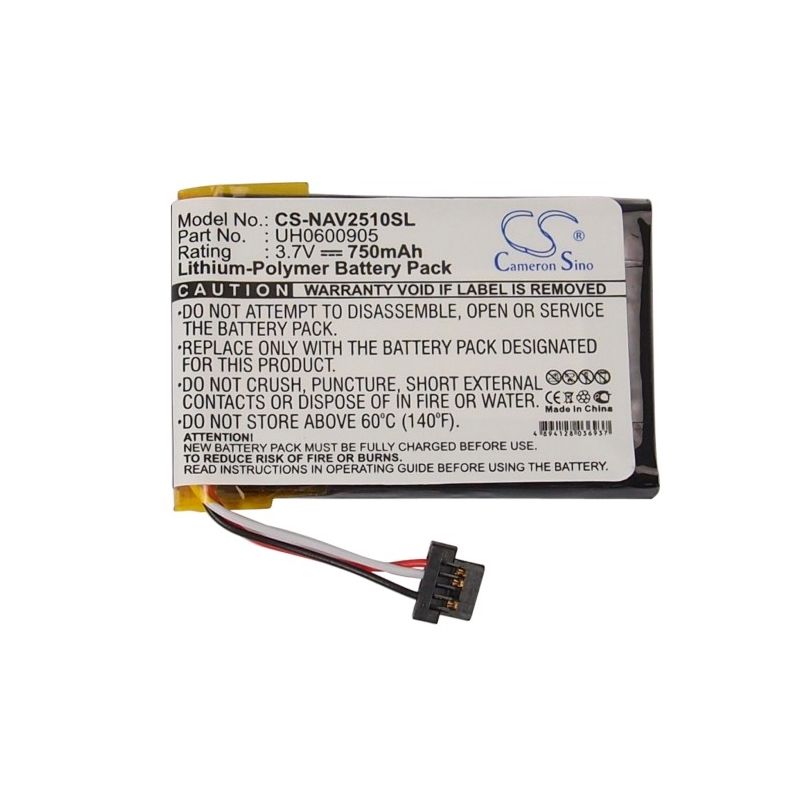 Li-Polymer Battery fits Navigon,2510, 2510 Explorer 3.7V, 750mAh GPS & Navigator Cameron Sino Technology Limited