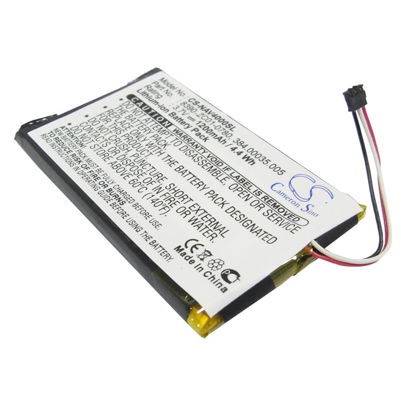 Li-Polymer Battery fits Navigon, 40 Easy, 40 Plus, 40 Premiun 3.7V, 1200mAh GPS & Navigator Cameron Sino Technology Limited