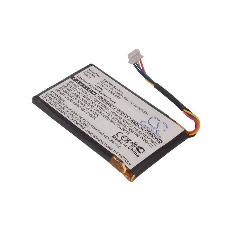 Li-Polymer Battery fits Navigon,8410 3.7V, 1200mAh GPS & Navigator Cameron Sino Technology Limited