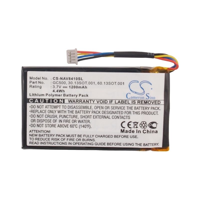 Li-Polymer Battery fits Navigon,8410 3.7V, 1200mAh GPS & Navigator Cameron Sino Technology Limited