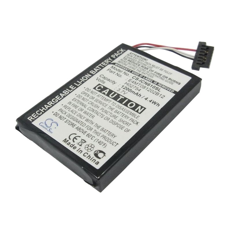 Li-ion Battery fits Navman, N60i Navpix 3.7V, 1200mAh GPS & Navigator Cameron Sino Technology Limited