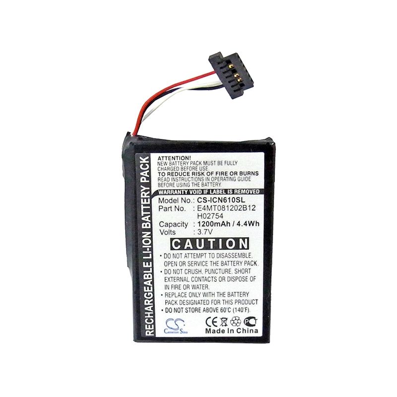Li-ion Battery fits Navman, N60i Navpix 3.7V, 1200mAh GPS & Navigator Cameron Sino Technology Limited