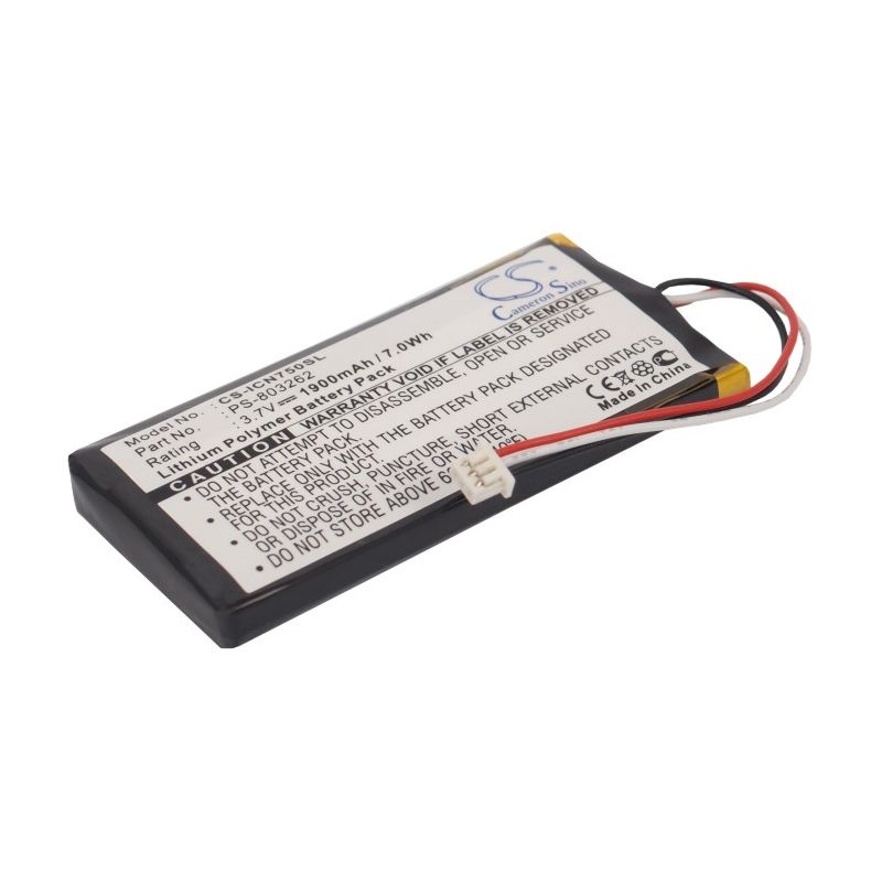 Li-Polymer Battery fits Navman, Icn720, Icn750 3.7V, 1900mAh GPS & Navigator Cameron Sino Technology Limited