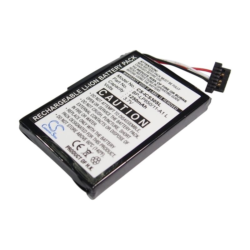 Li-ion Battery fits Navman, S30, S50, S70 3.7V, 1250mAh GPS & Navigator Cameron Sino Technology Limited