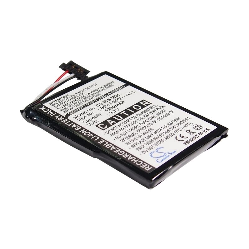 Li-ion Battery fits Navman, S30, S50, S70 3.7V, 1250mAh GPS & Navigator Cameron Sino Technology Limited