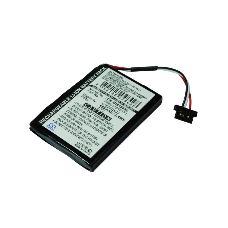 Li-ion Battery fits Navman, Spirit S100, Spirit S100t, Spirit S150 3.7V, 650mAh GPS & Navigator Cameron Sino Technology Limited