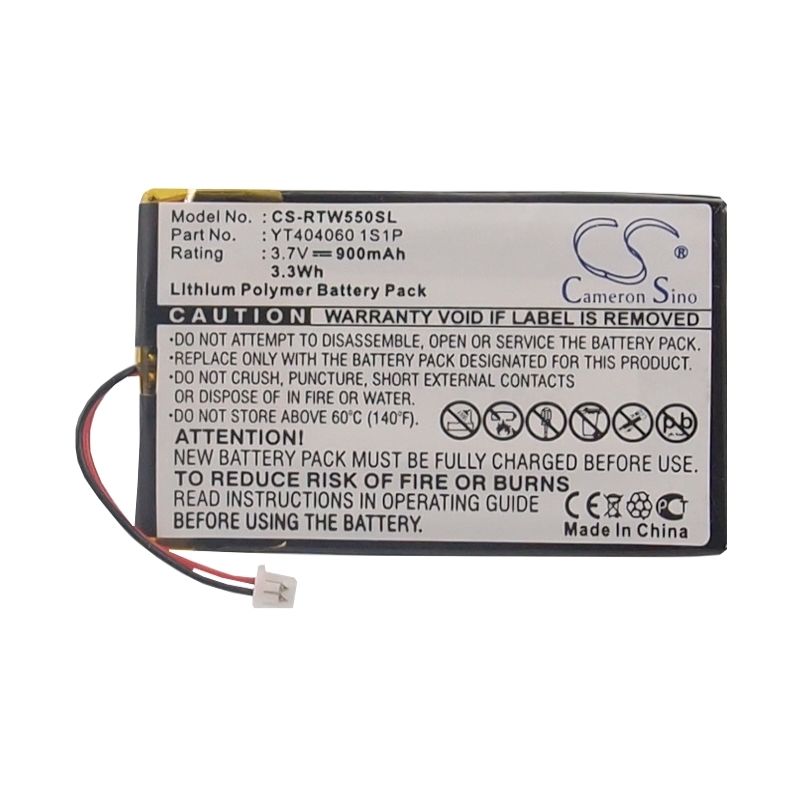 Li-Polymer Battery fits Rightway,550 3.7V, 900mAh GPS & Navigator Cameron Sino Technology Limited