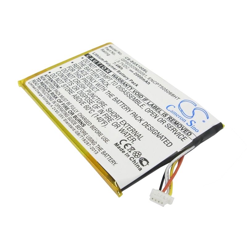 Li-polymer Battery Fits Skygolf, Skycaddie Breeze Sgx Sgxw, Skycaddie Sgx 3.7v, 2000mah GPS & Navigator Cameron Sino Technology Limited
