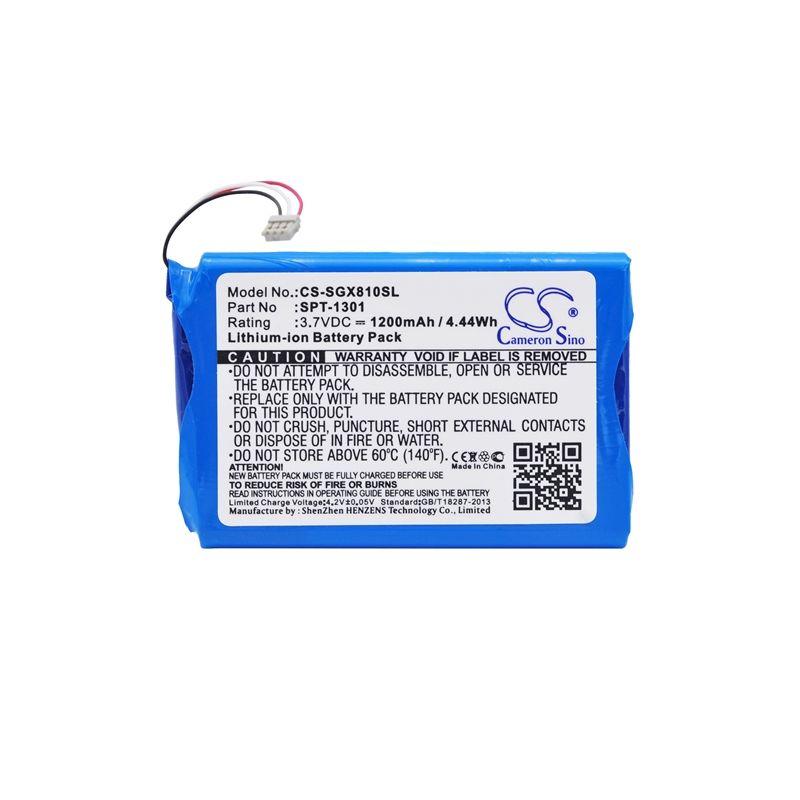 Li-ion Battery Fits Skygolf, Skycaddie Touch, X8f-sctouch 3.7v, 1200mah GPS & Navigator Cameron Sino Technology Limited