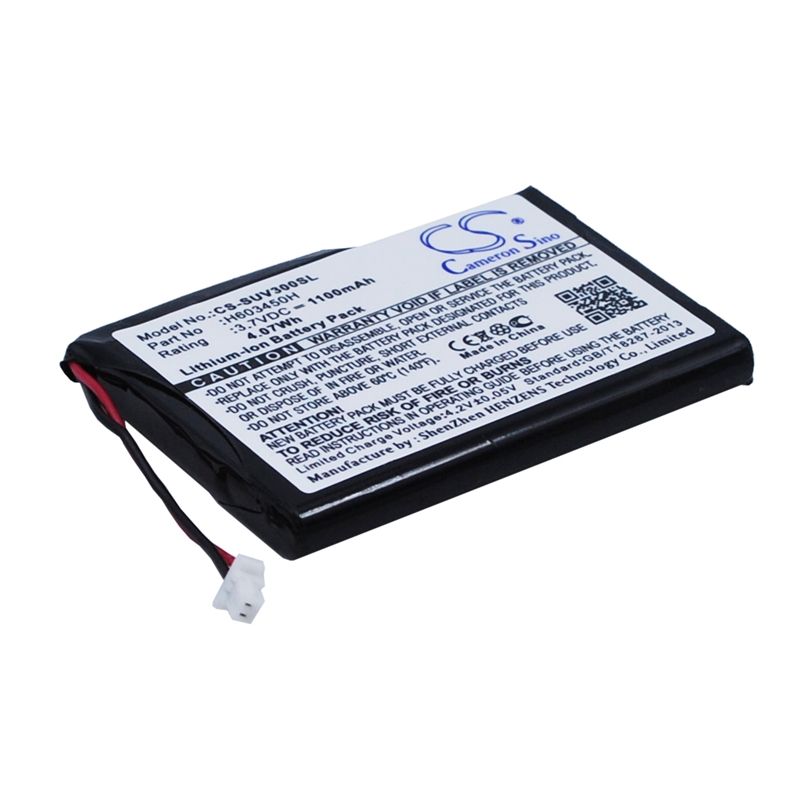 Li-ion Battery Fits Sureshotgps, C2796, Micro V3 3.7v, 1100mah GPS & Navigator Cameron Sino Technology Limited