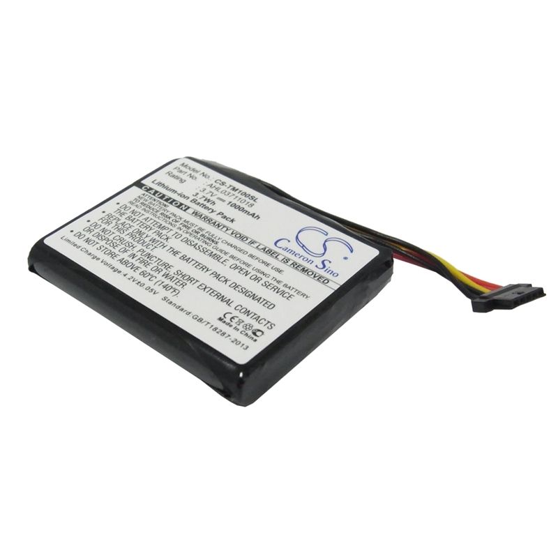Li-ion Battery Fits Tomtom, 4cs0.002.01, Go 1000, Go 1000 Live 3.7v, 1000mah GPS & Navigator Cameron Sino Technology Limited