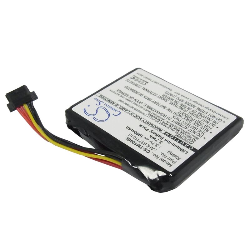 Li-ion Battery Fits Tomtom, 4cs0.002.01, Go 1000, Go 1000 Live 3.7v, 1000mah GPS & Navigator Cameron Sino Technology Limited