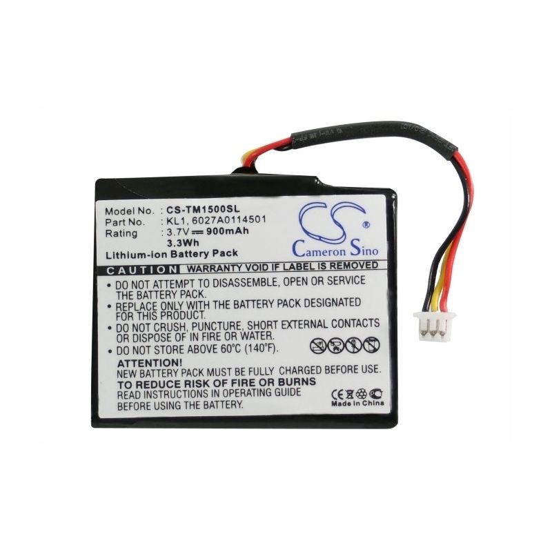Li-ion Battery Fits Tomtom, Via 1400m, Via 1405, Via 1405m 3.7v, 900mah GPS & Navigator Cameron Sino Technology Limited