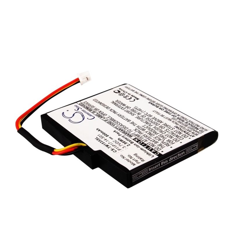 Li-ion Battery Fits Tomtom, 1en5.052.08, Go Live 1535, Go Live 1535m 3.7v, 800mah GPS & Navigator Cameron Sino Technology Limited