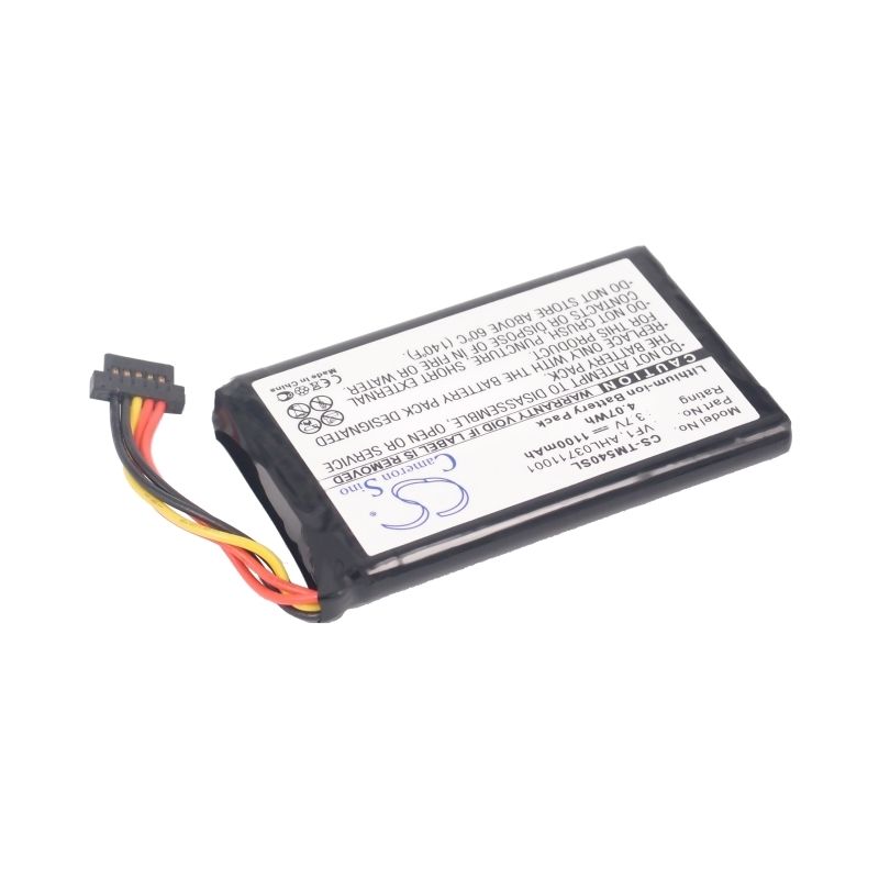 Li-ion Battery Fits Tomtom, 4cf5.002.00, Go 540, Go 540 Live 3.7v, 1100mah GPS & Navigator Cameron Sino Technology Limited