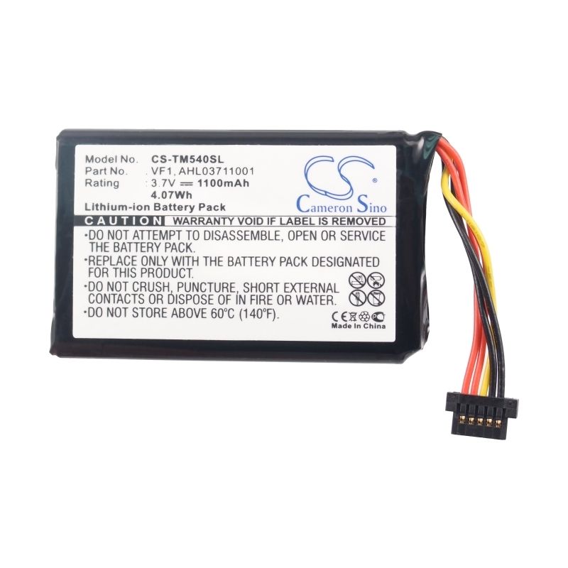 Li-ion Battery Fits Tomtom, 4cf5.002.00, Go 540, Go 540 Live 3.7v, 1100mah GPS & Navigator Cameron Sino Technology Limited