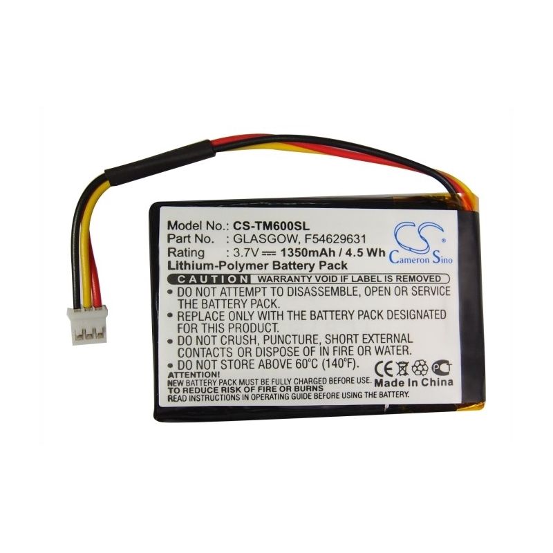 Li-Polymer Battery fits Tomtom, One V1 3.7V, 1350mAh GPS & Navigator Cameron Sino Technology Limited