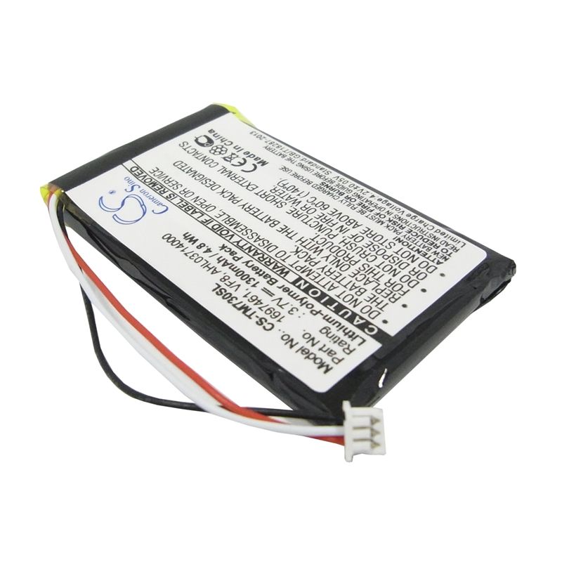 Li-polymer Battery Fits Tomtom, Go 530 Live, Go 630, Go 630t 3.7v, 1300mah GPS & Navigator Cameron Sino Technology Limited