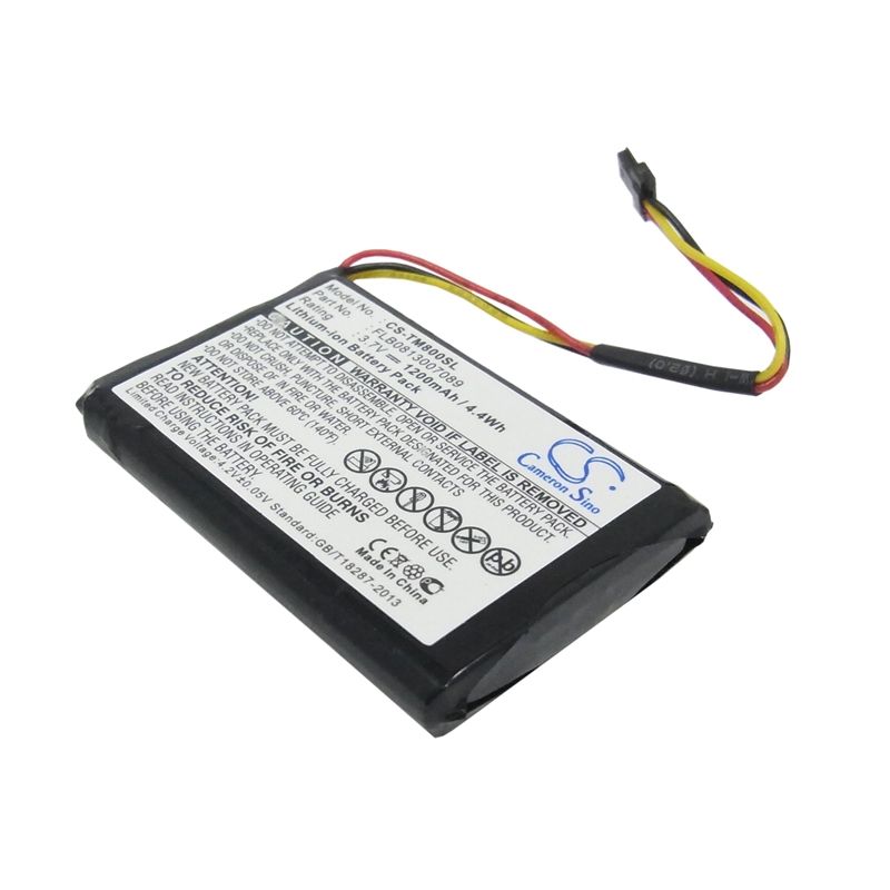 Li-ion Battery Fits Tomtom, Go 60, One Xl Europe Traffic, One Xl Traffic 3.7v, 1200mah GPS & Navigator Cameron Sino Technology Limited
