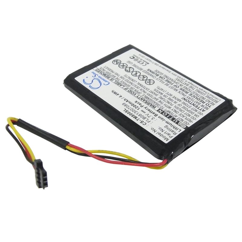 Li-ion Battery Fits Tomtom, Go 60, One Xl Europe Traffic, One Xl Traffic 3.7v, 1200mah GPS & Navigator Cameron Sino Technology Limited