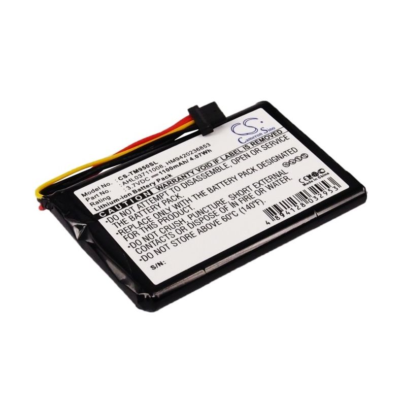 Li-ion Battery Fits Tomtom, 4cp9.002.00, 8cp9.011.10, Go 950 3.7v, 1100mah GPS & Navigator Cameron Sino Technology Limited