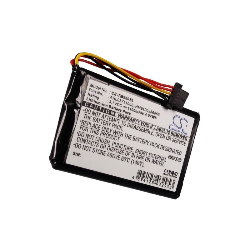 Li-ion Battery Fits Tomtom, 4cp9.002.00, 8cp9.011.10, Go 950 3.7v, 1100mah GPS & Navigator Cameron Sino Technology Limited