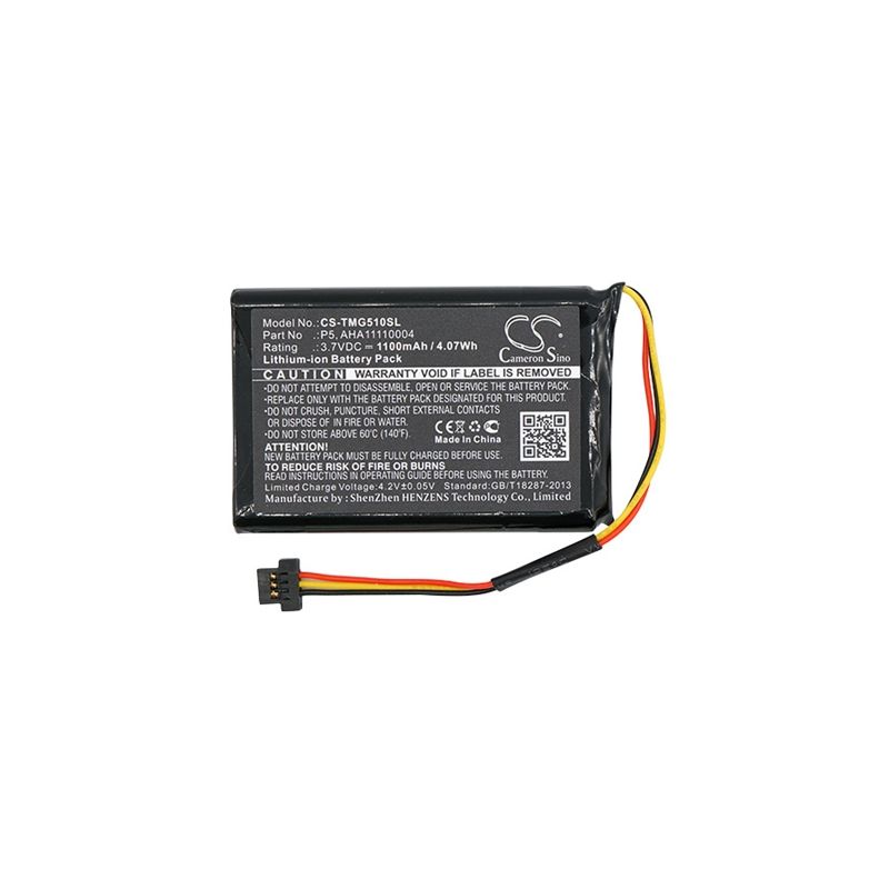 Li-ion Battery Fits Tomtom, 4fa50, Go 510, Go 520 3.7v, 1100mah GPS & Navigator Cameron Sino Technology Limited