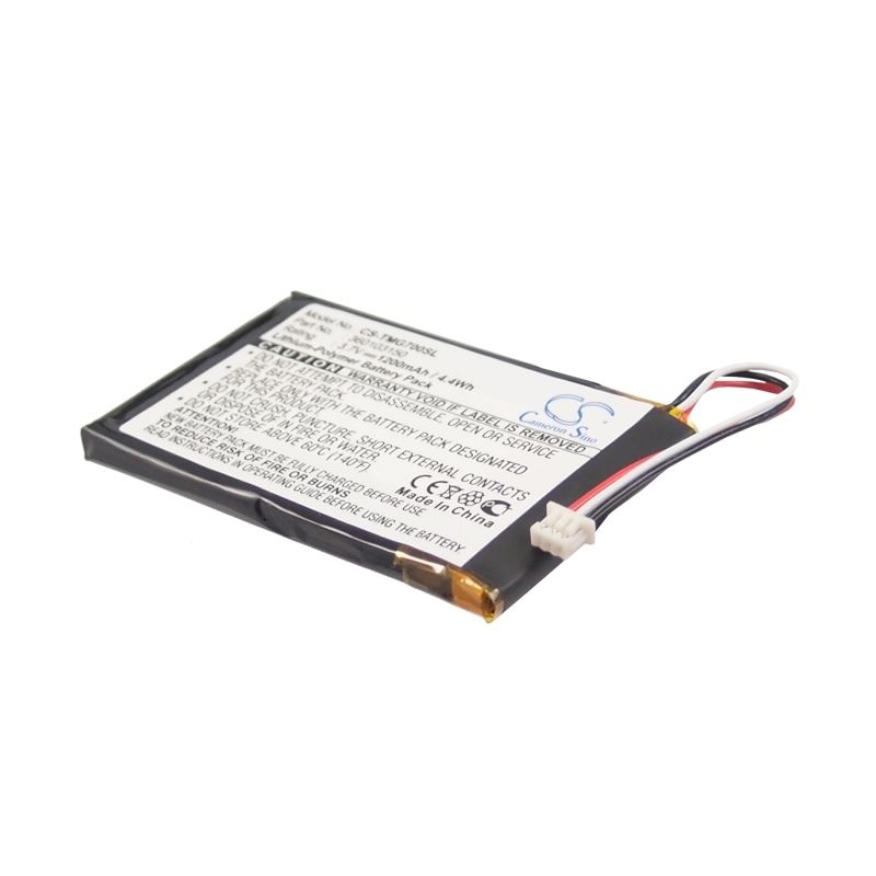 Li-Polymer Battery fits Tomtom, Go 7000, Go 7000 Hd, Go7000 3.7V, 1200mAh GPS & Navigator Cameron Sino Technology Limited
