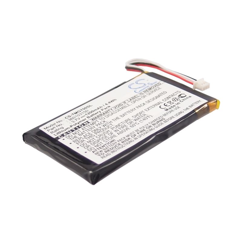 Li-Polymer Battery fits Tomtom, Go 7000, Go 7000 Hd, Go7000 3.7V, 1200mAh GPS & Navigator Cameron Sino Technology Limited