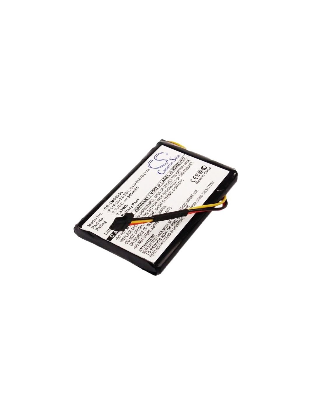 Li-ion Battery fits Tomtom, 4et0.002.07, Start Xl 3.7V, 900mAh GPS & Navigator Cameron Sino Technology Limited