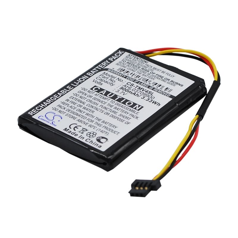 Li-ion Battery fits Tomtom, 4ee0.001.22, One V4, One V4 Assist 3.7V, 900mAh GPS & Navigator Cameron Sino Technology Limited