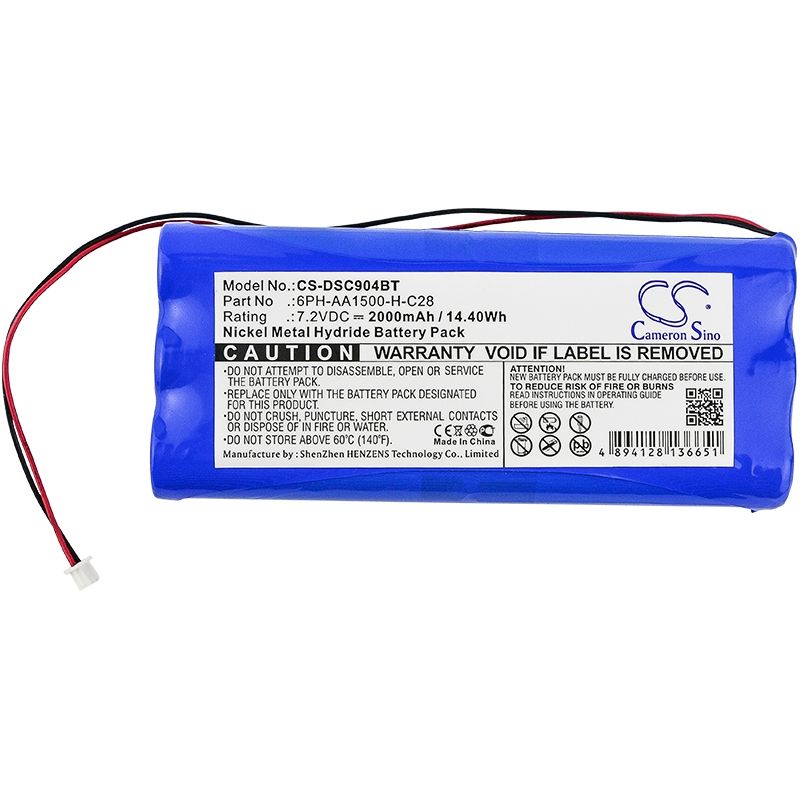 Ni-mh Battery Fits Direct, Sensor 17-145a, Sensor Ds415, Dsc 7.2v, 2000mah Alarm System Cameron Sino Technology Limited