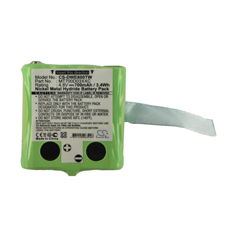 Ni-MH Battery fits Detewe, Outdoor 8000, Outdoor Pmr 8000, Pmr8000 4.8V, 700mAh Two-Way Radio Cameron Sino Technology Limited