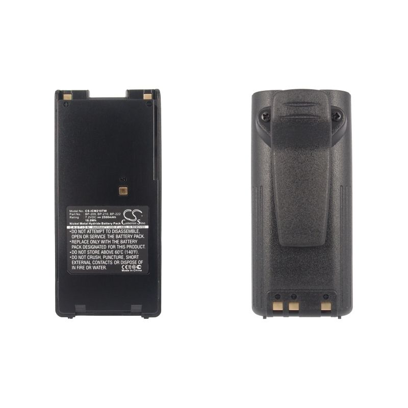 Ni-mh Battery Fits Icom, Ic-a24, Ic-a24e, Ic-a6 7.2v, 2500mah Two-Way Radio Cameron Sino Technology Limited