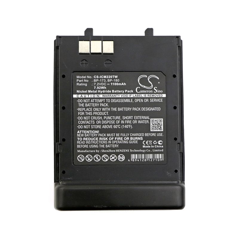 Ni-mh Battery Fits Icom, Ic-12a, Ic-21ae, Ic-t22 7.2v, 1100mah Two-Way Radio Cameron Sino Technology Limited