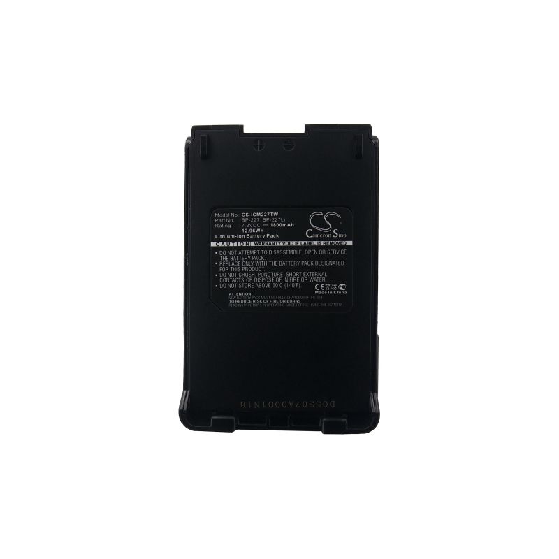 Li-ion Battery Fits Icom, Ic-e85, Ic-f50, Ic-f50v 7.2v, 1800mah Two-Way Radio Cameron Sino Technology Limited