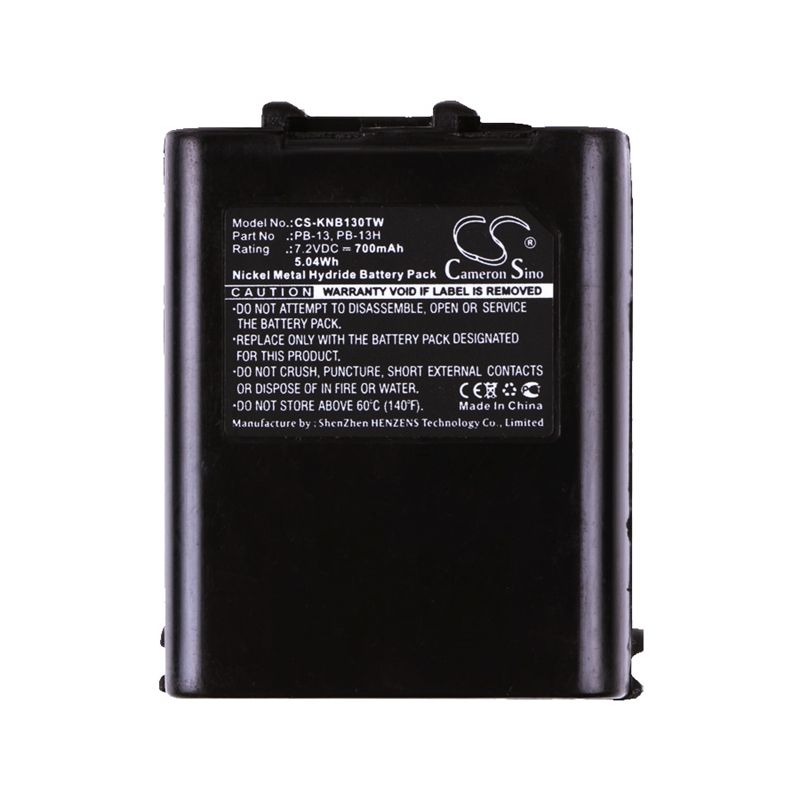 Ni-mh Battery Fits Kenwood, Th-26at, Th-27, Th-27a 7.2v, 700mah Two-Way Radio Cameron Sino Technology Limited