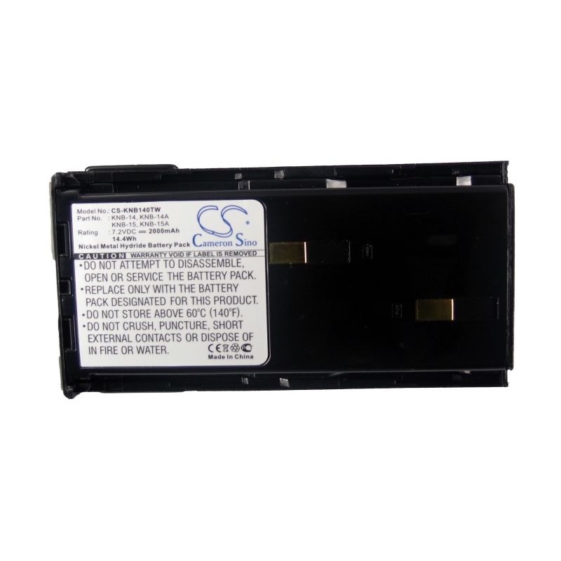 Ni-mh Battery Fits Kenwood, Cp-213, Tcp-113, Tk-2100 7.2v, 2000mah Two-Way Radio Cameron Sino Technology Limited