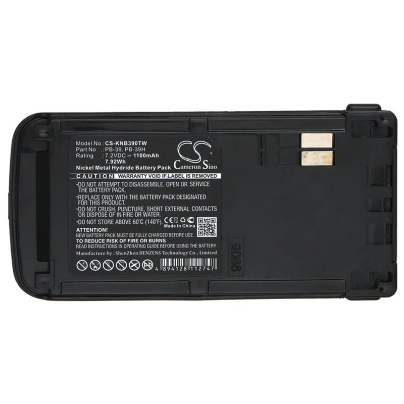 Ni-mh Battery Fits Kenwood, Th-d7a, Th-d7e, Th-d7g 7.2v, 1100mah Two-Way Radio Cameron Sino Technology Limited