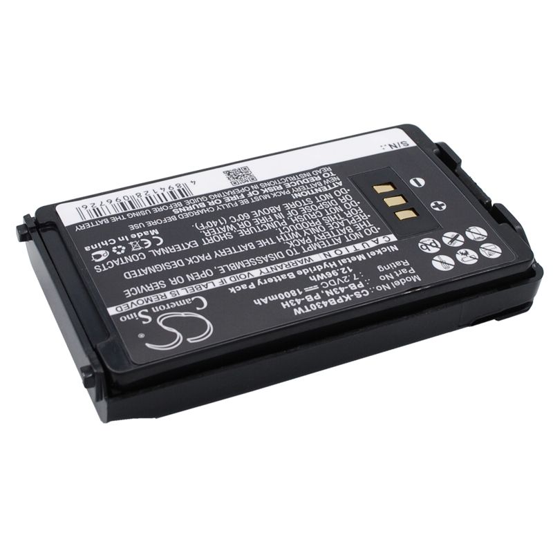 Ni-mh Battery Fits Kenwood, Th-255a, Th-k2at, Th-k2e 7.2v, 1800mah Two-Way Radio Cameron Sino Technology Limited