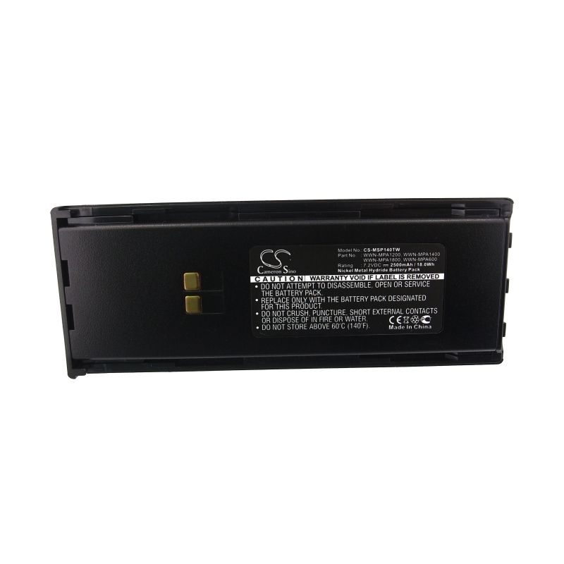 Ni-mh Battery Fits Maxon, Sl55, Sp130, Sp130u 7.2v, 2500mah Two-Way Radio Cameron Sino Technology Limited