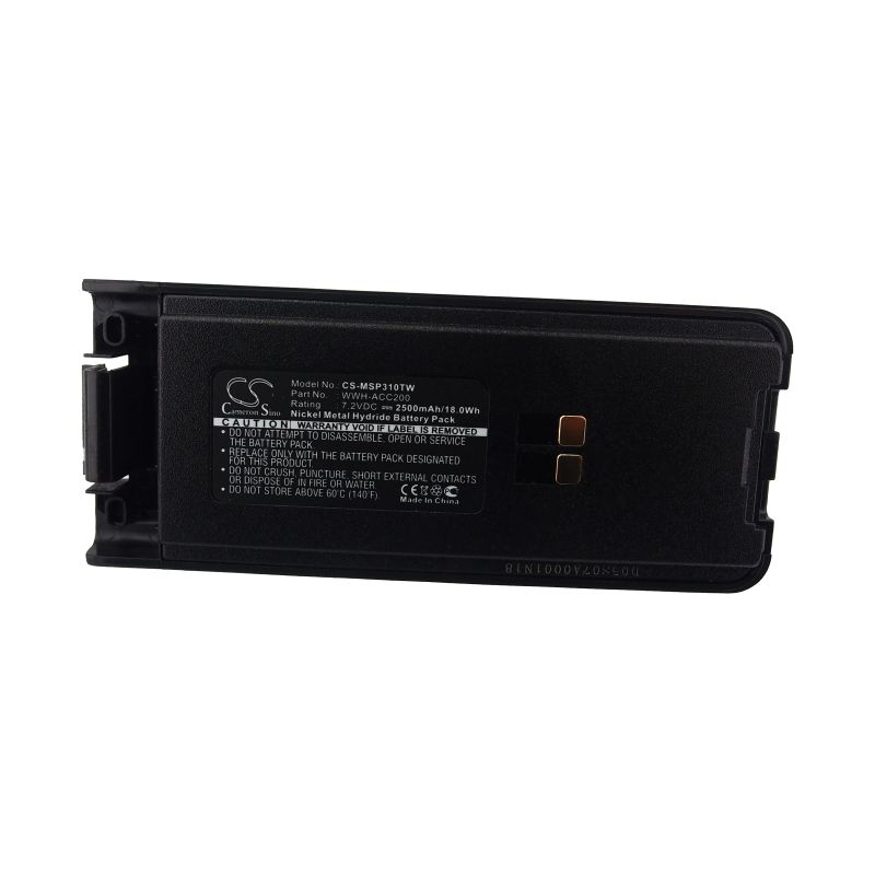 Ni-MH Battery fits Maxon, Sp300, Sp310, Sp320 7.2V, 2500mAh Two-Way Radio Cameron Sino Technology Limited