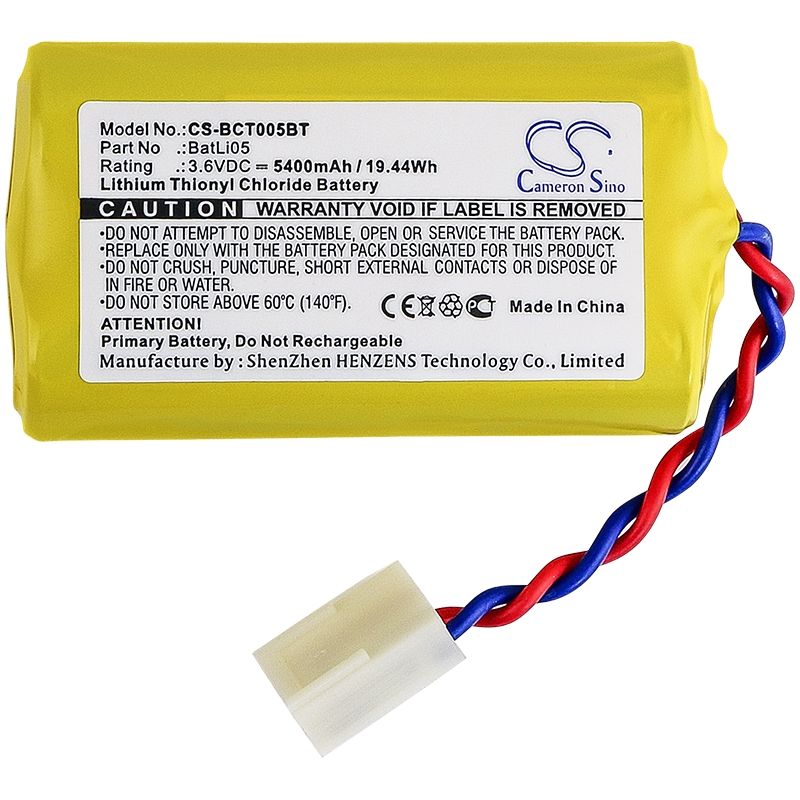Li-SOCl2 Battery fits Daitem, 1000, 1000 Dp1101x, 4d14111x 3.6V, 2700mAh Alarm System Cameron Sino Technology Limited